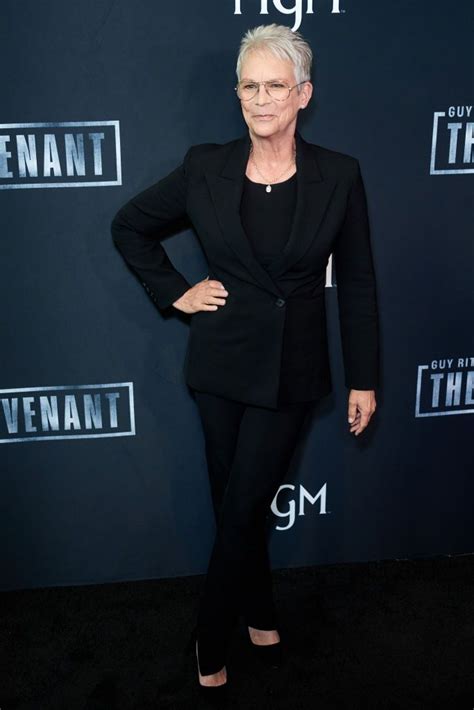 jamie lee curtis sexy photos|Jamie Lee Curtis, 64, Poses in Blazer and Fishnets in。